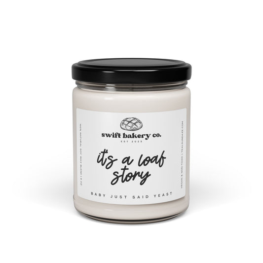 Swift Sourdough Candle, It's A Loaf Story, 9oz Soy Wax