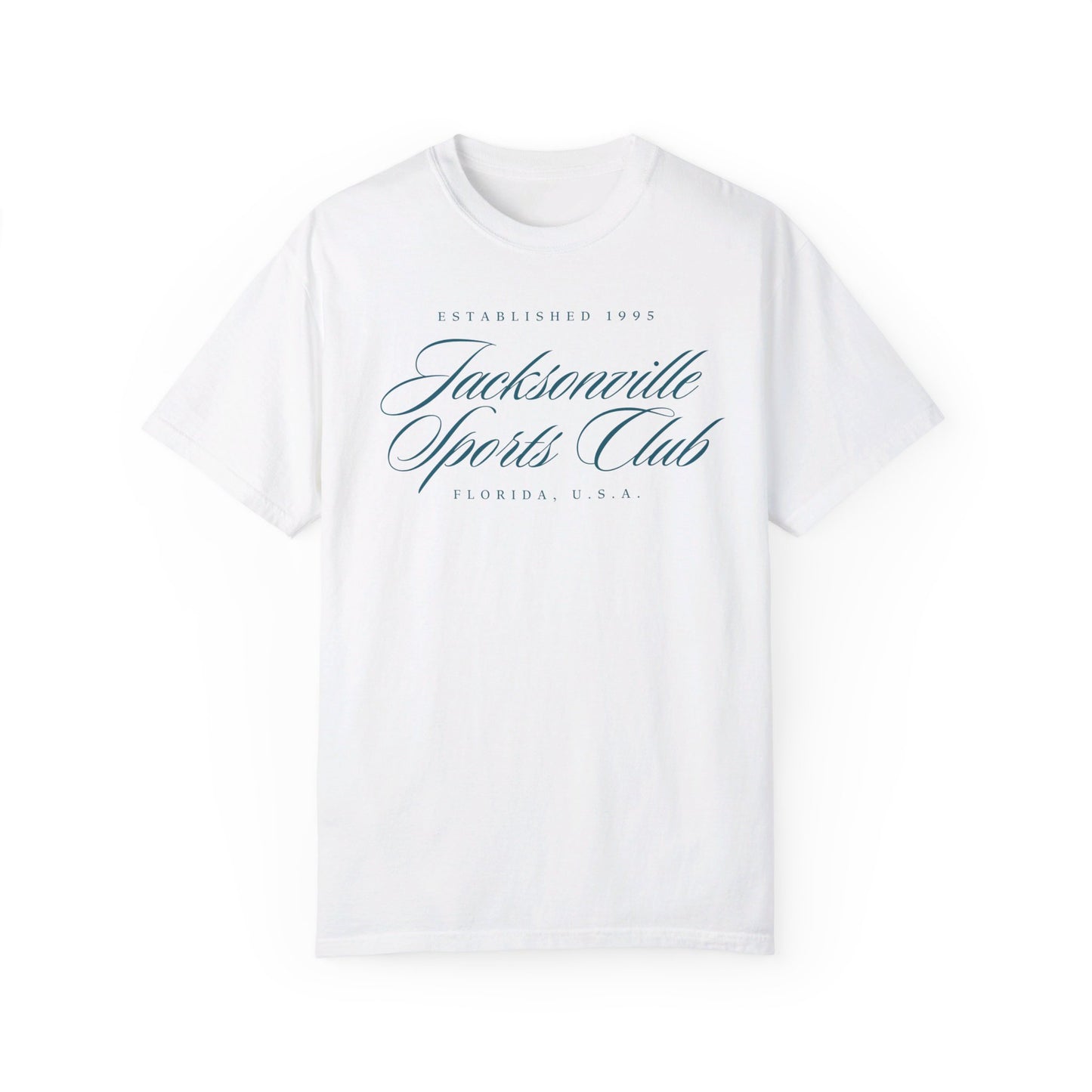 Jacksonville Sports Club T-Shirt | Premium Teal Sundaze Apparel for Jacksonville Fans | Jaguars Jax 904 Duuuval Duval