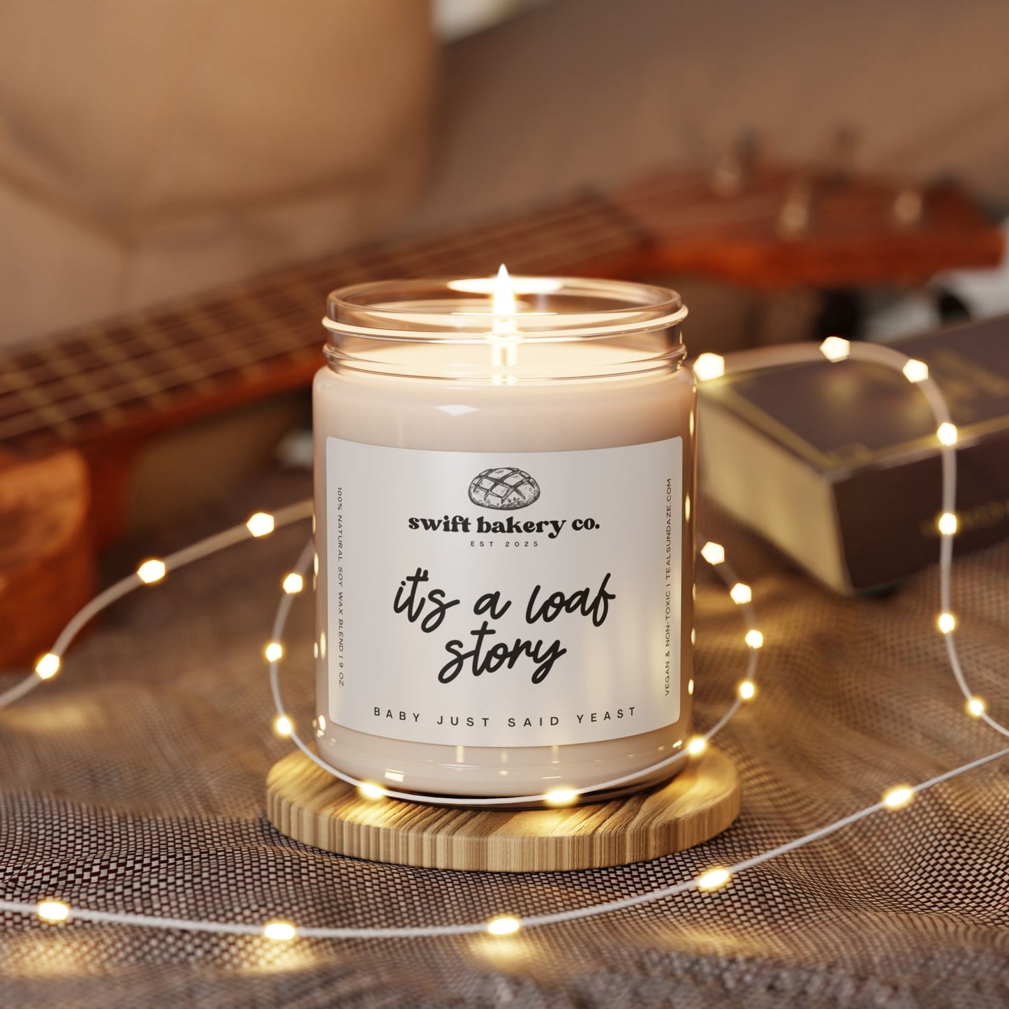 Swift Sourdough Candle, It's A Loaf Story, 9oz Soy Wax