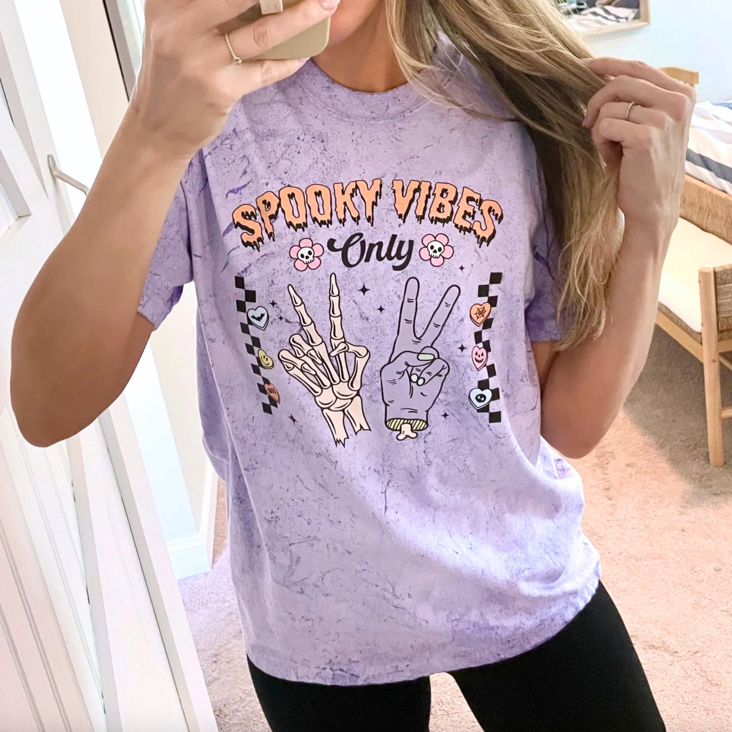 Y2K Halloween Skeleton Tee