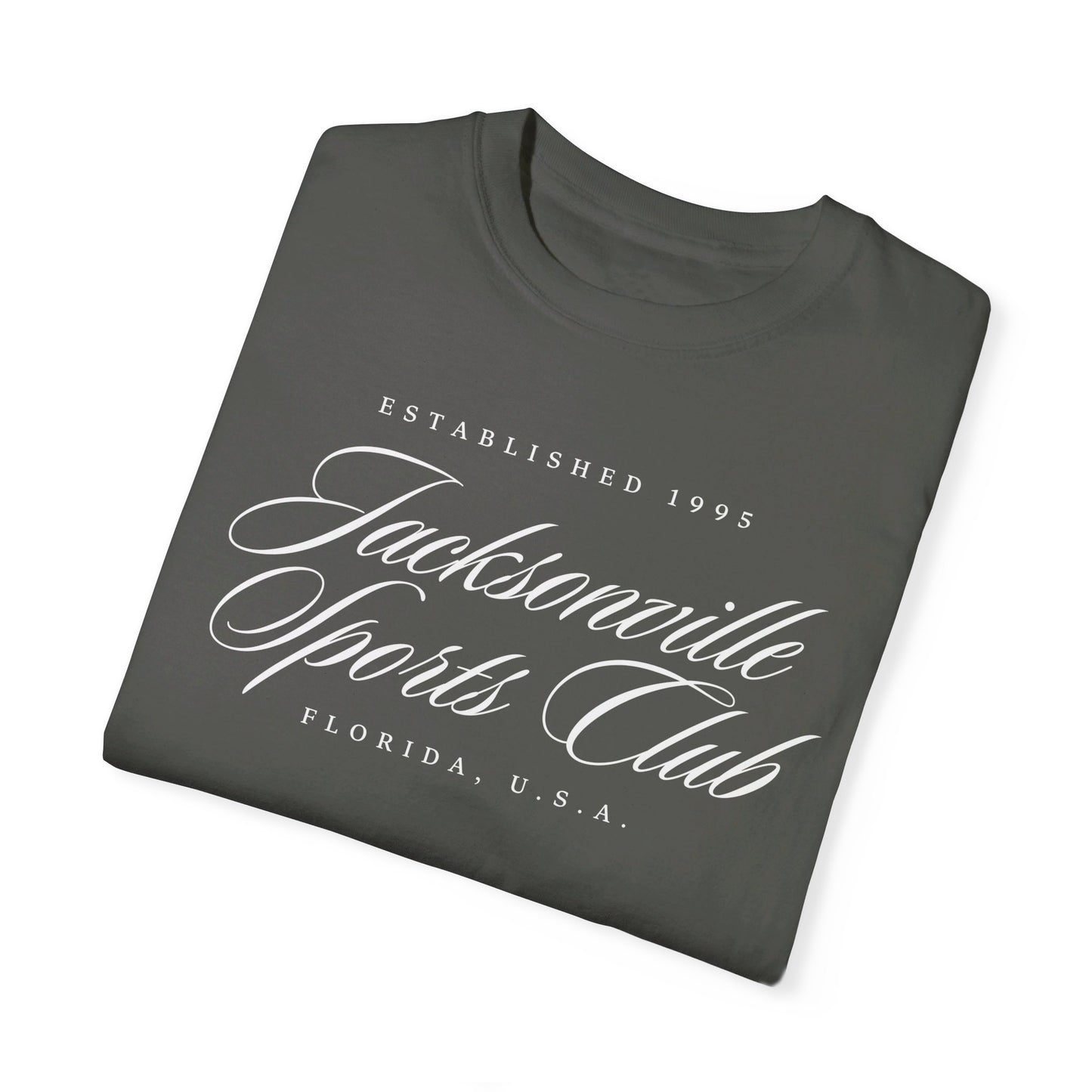 Jacksonville Sports Club T-Shirt | Premium Teal Sundaze Apparel for Jacksonville Fans | Jaguars Jax 904 Duuuval Duval