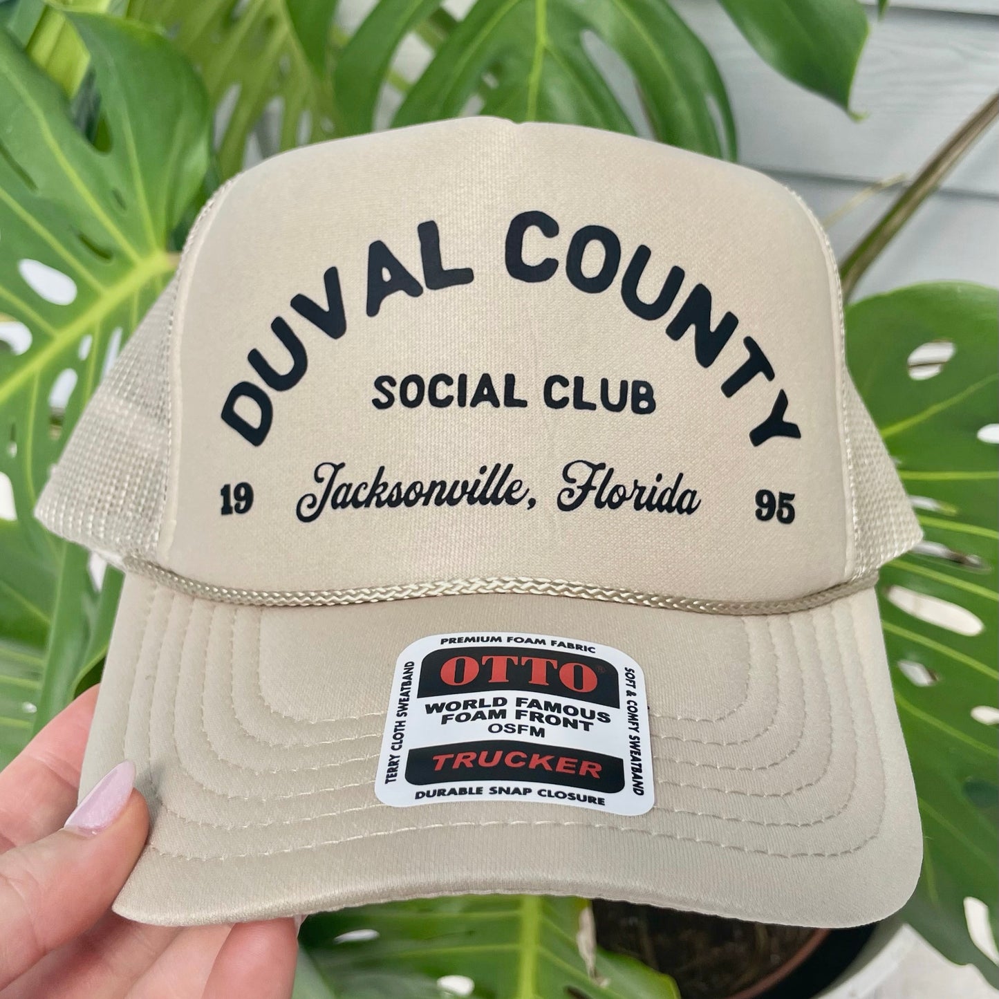 Duval County Social Club Hat - Khaki Snapback