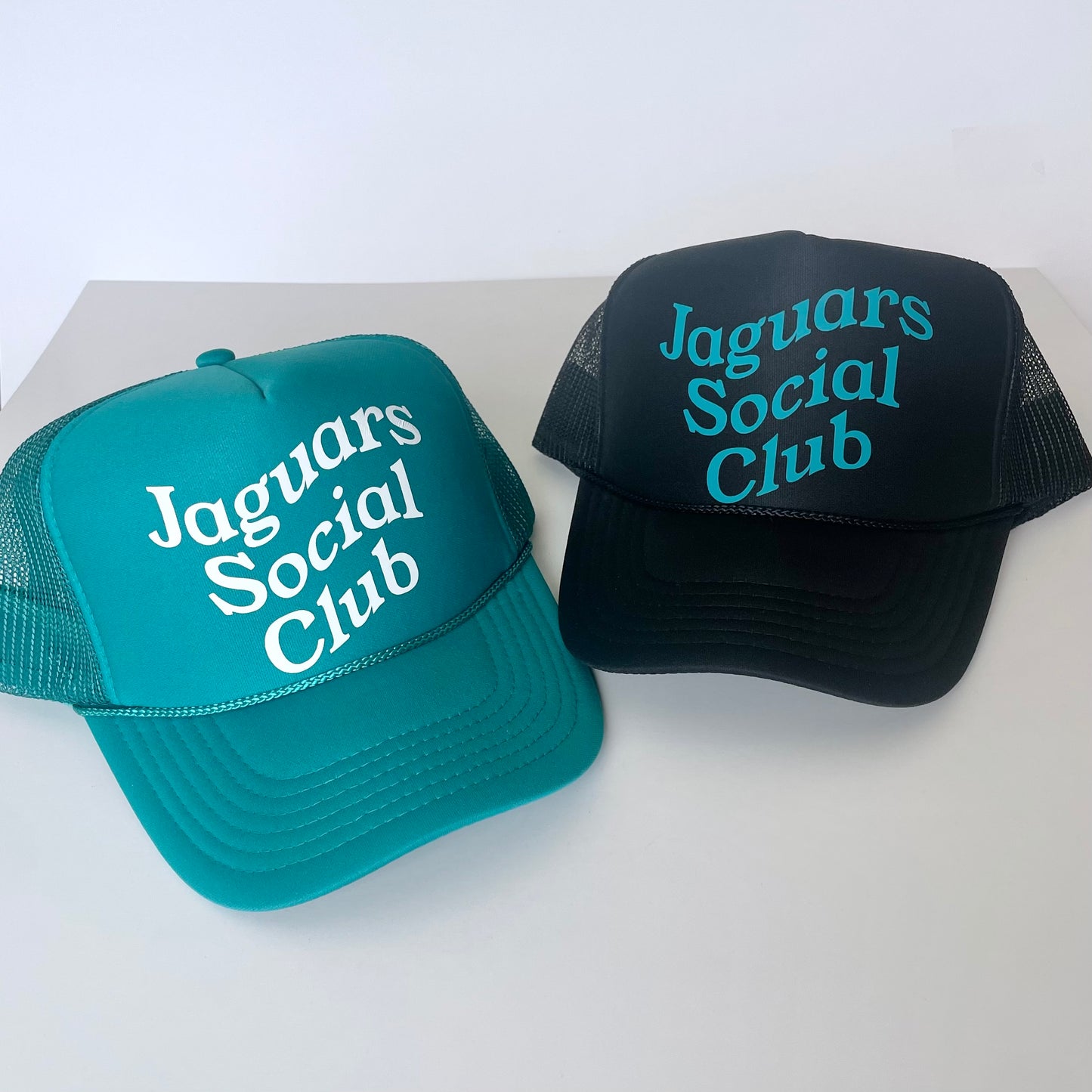 "Jaguars Social Club" Hat - Teal Snapback